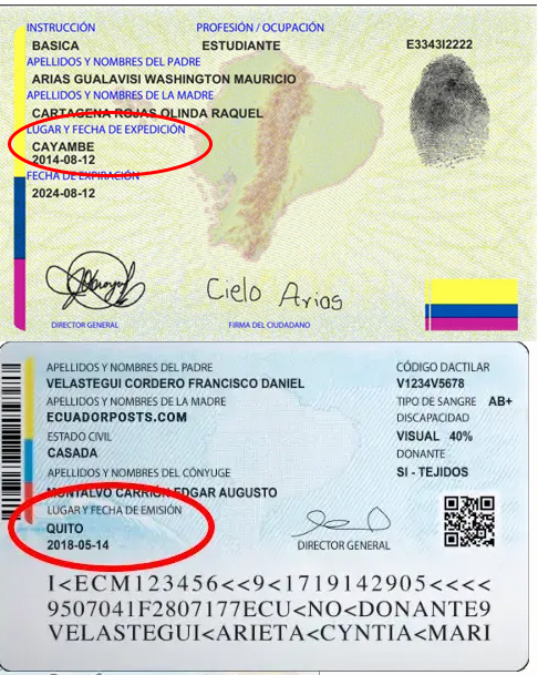 Ejemplo de fecha